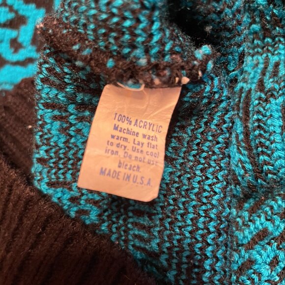 Vintage 80s "Turning Point" Sweater – Made in USA 🇺🇸 - Picture 8 of 8